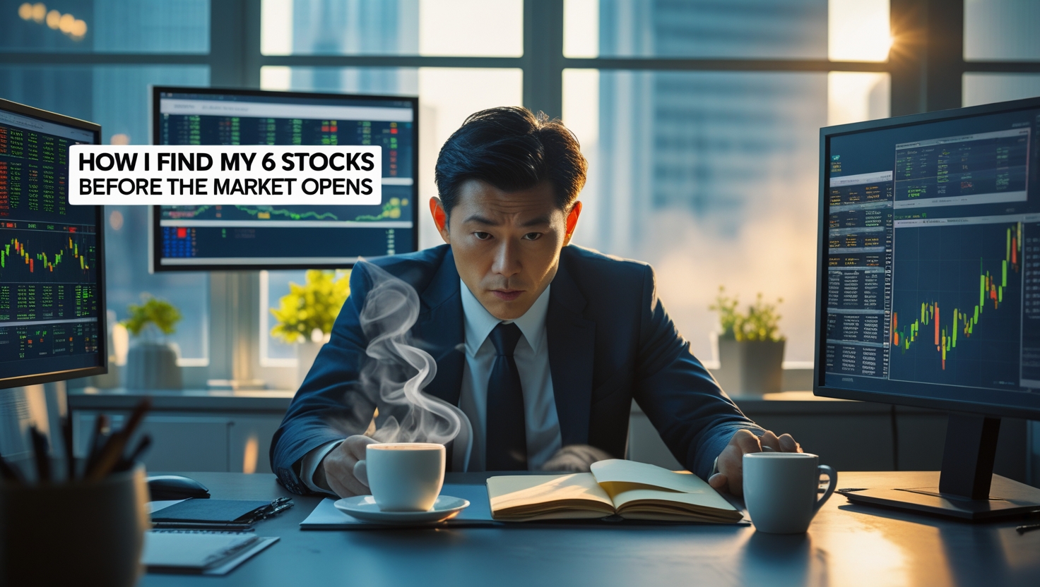 How I Find My 6 Stocks Before the Market Opens