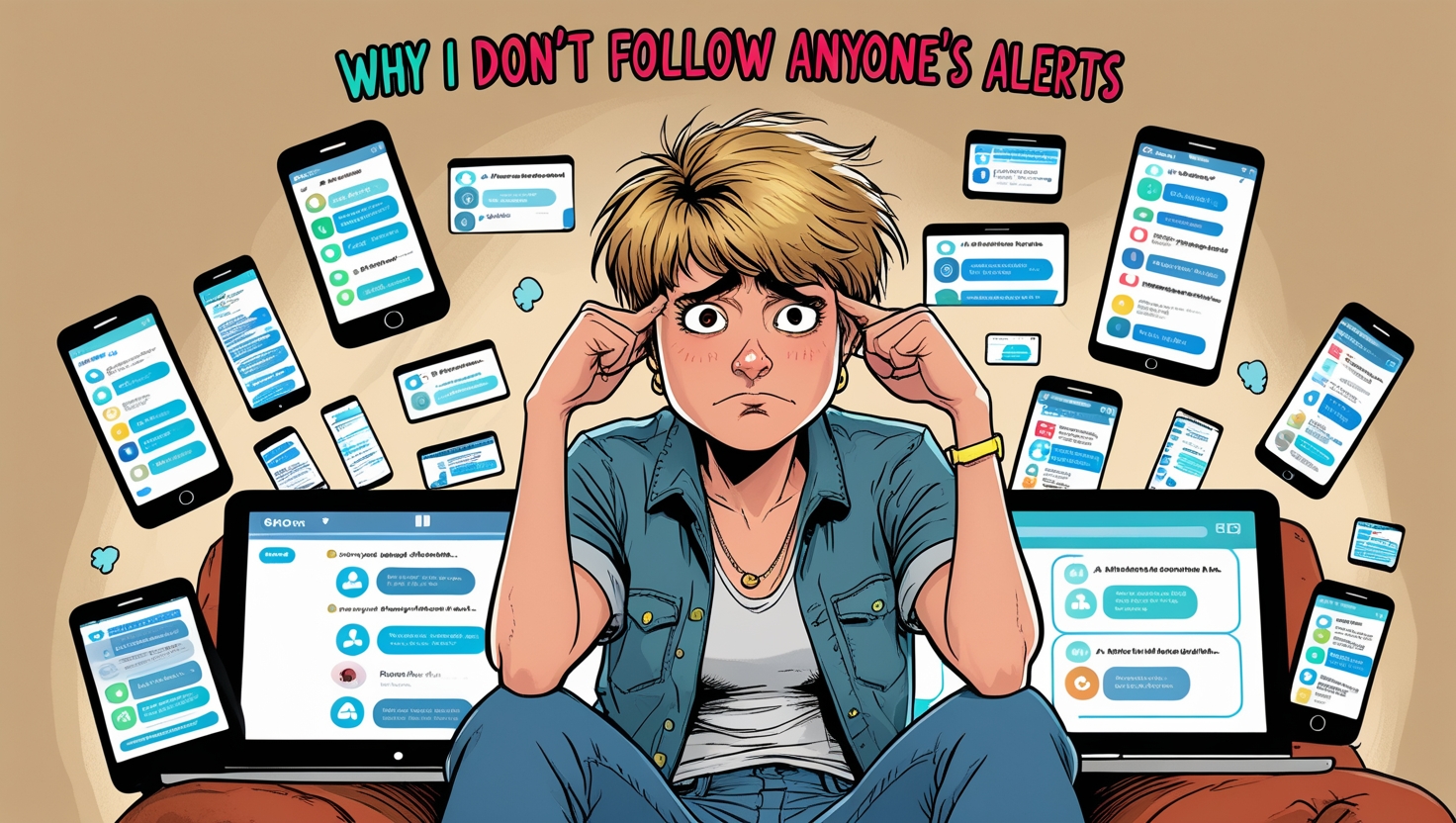 Why I Don’t Follow Anyone’s Alerts — And You Shouldn’t Either