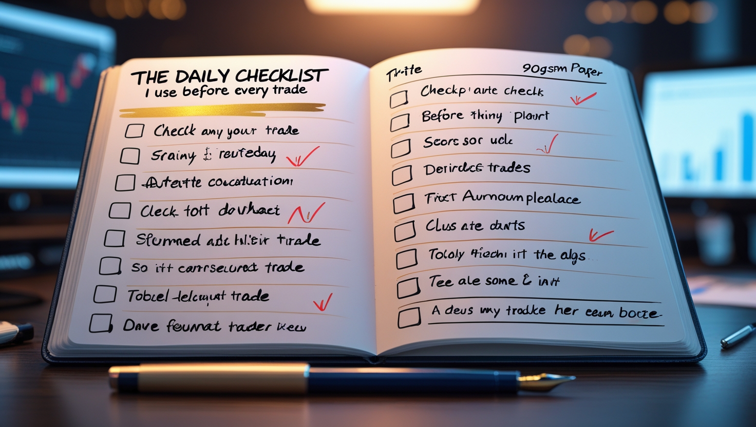 The Daily Checklist I Use Before Every Trade