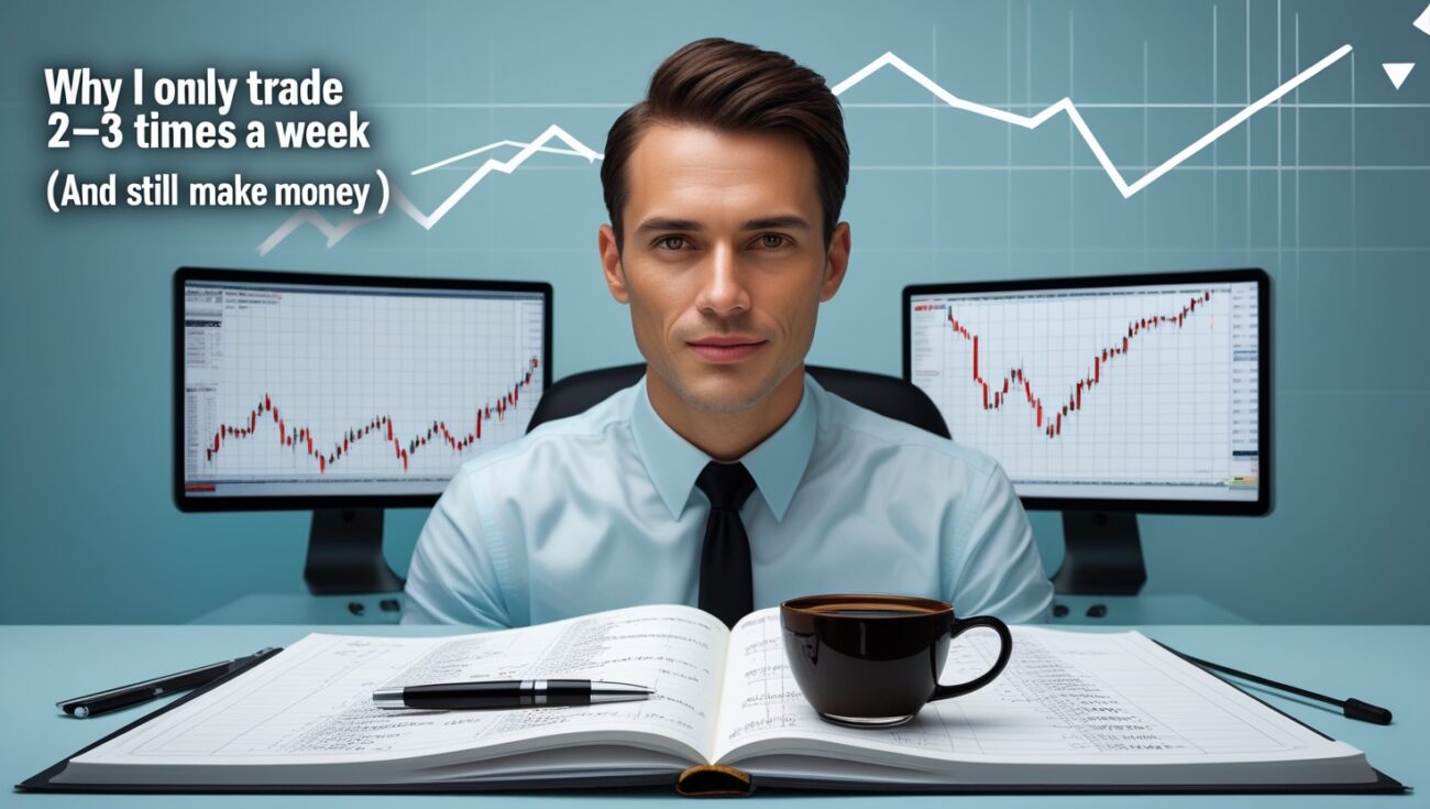 Why I Only Trade 2–3 Times a Week (And Still Make Money)