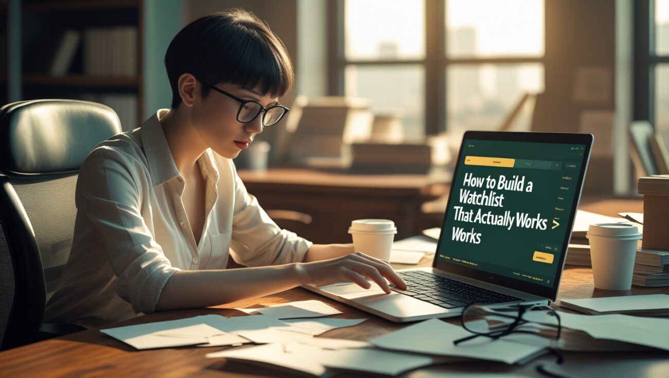How to Build a Watchlist That Actually Works