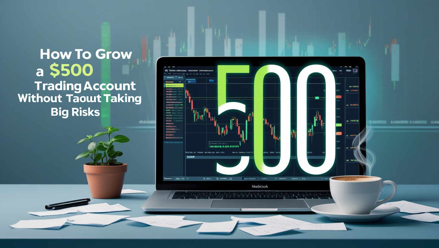 How to Grow a $500 Trading Account Without Taking Big Risks