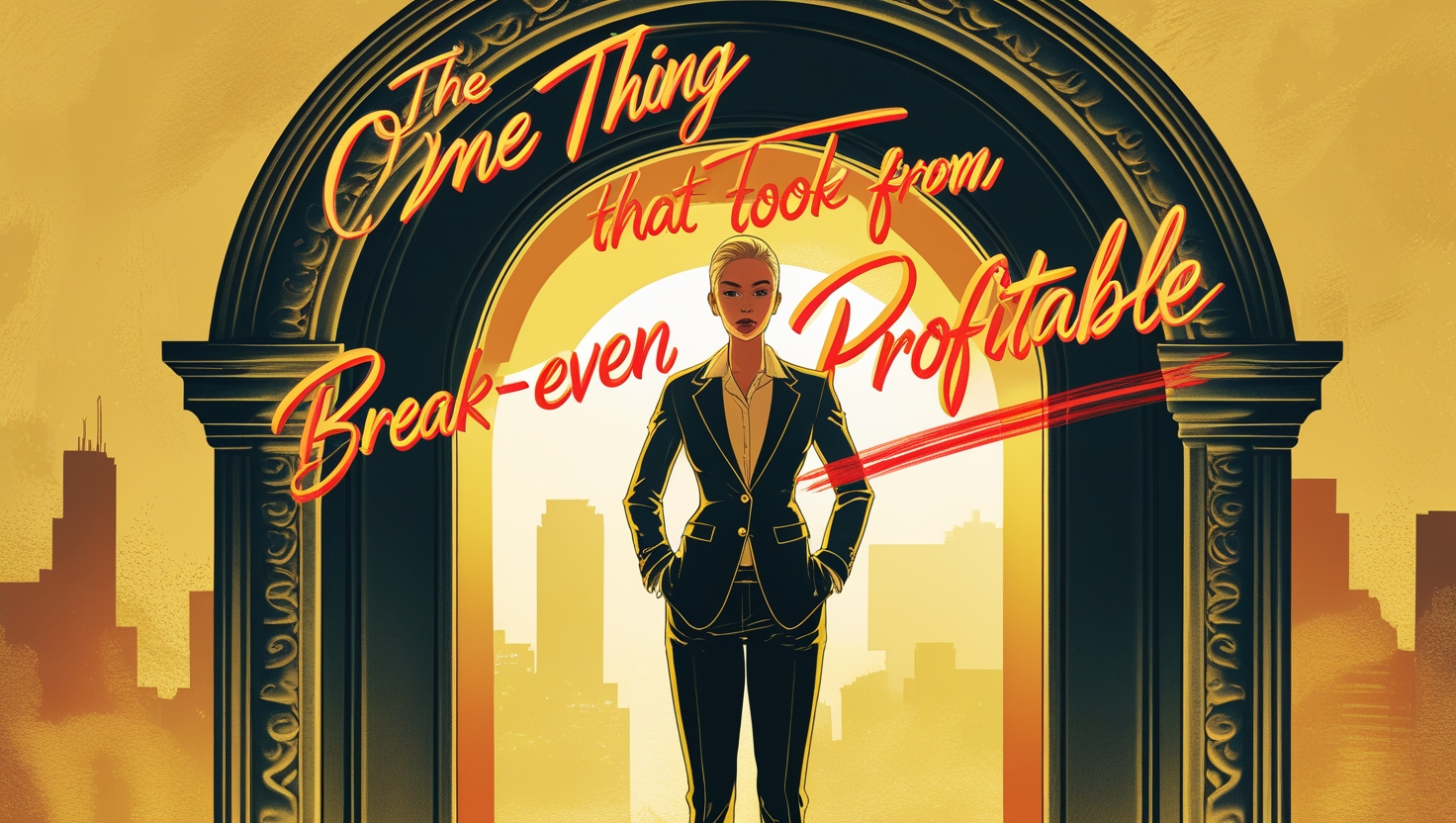 The One Thing That Took Me From Break-Even to Profitable