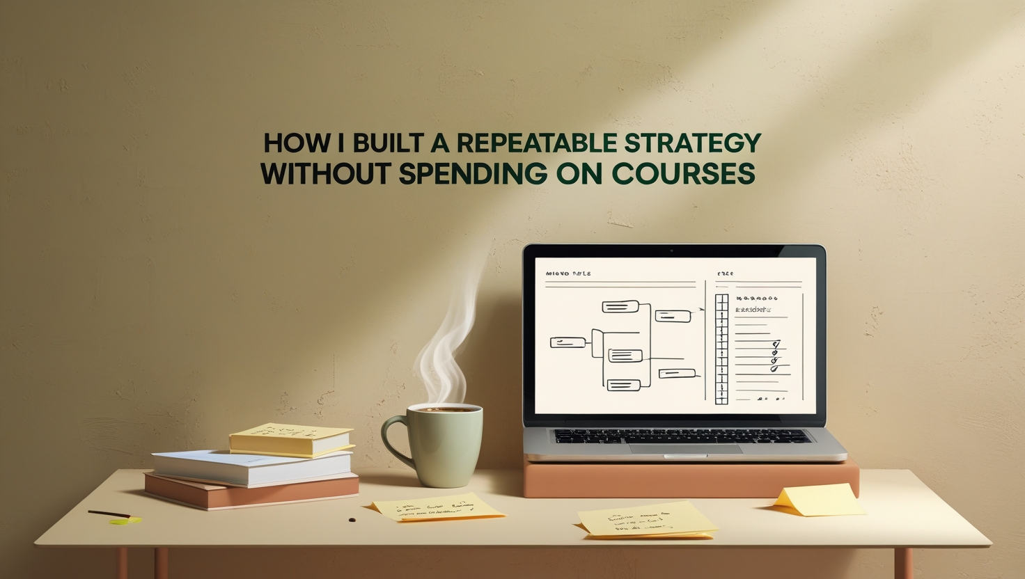 How I Built a Repeatable Strategy Without Spending on Courses