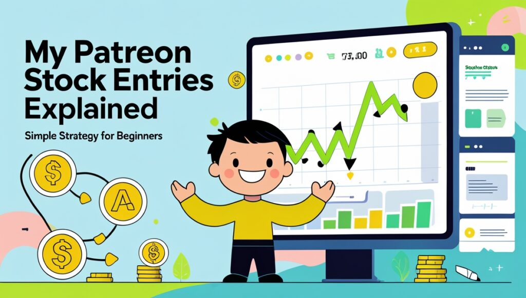 My Patreon Stock Entries Explained: Simple Strategy for Beginners
