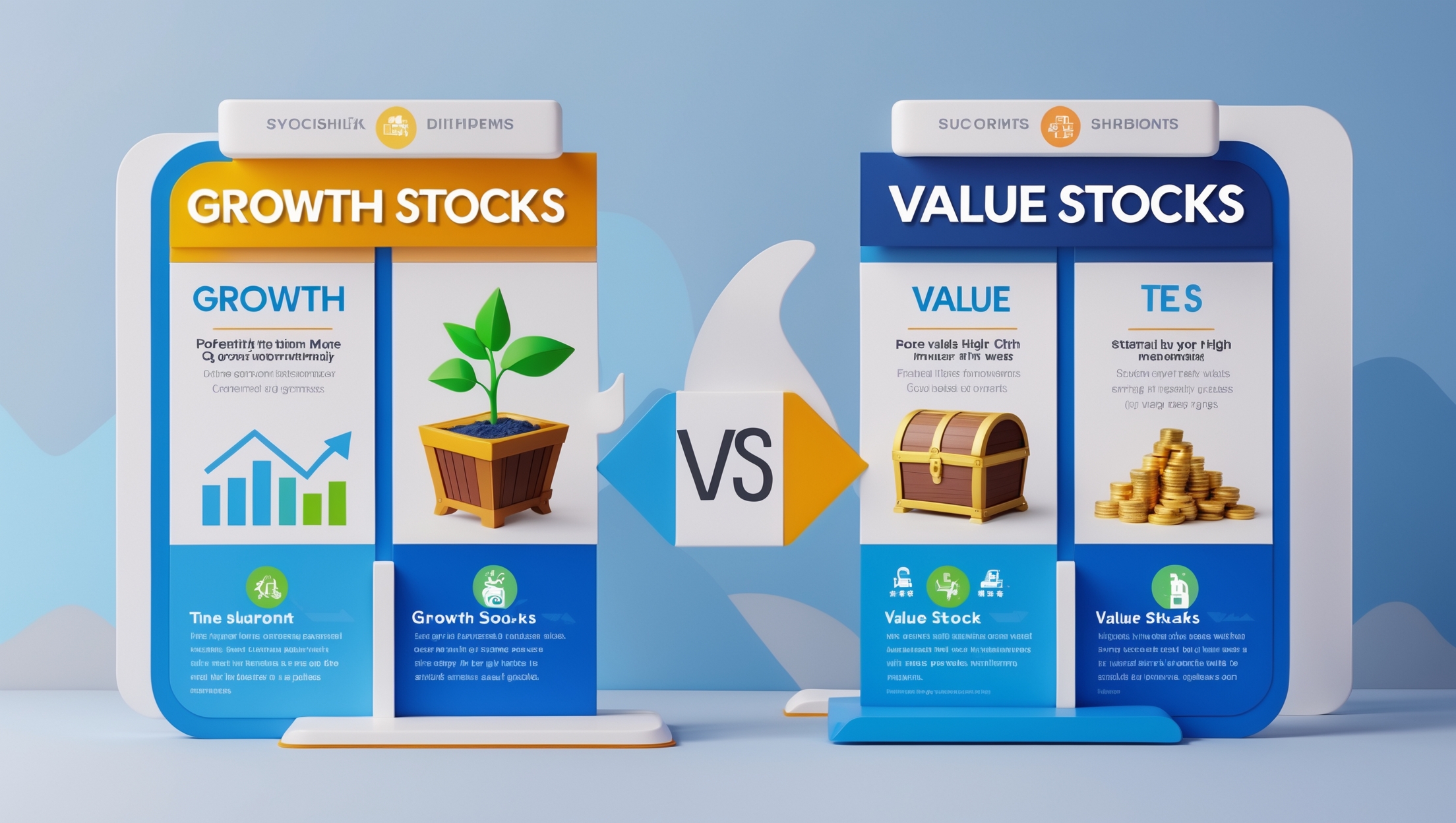 The Difference Between Growth Stocks and Value Stocks